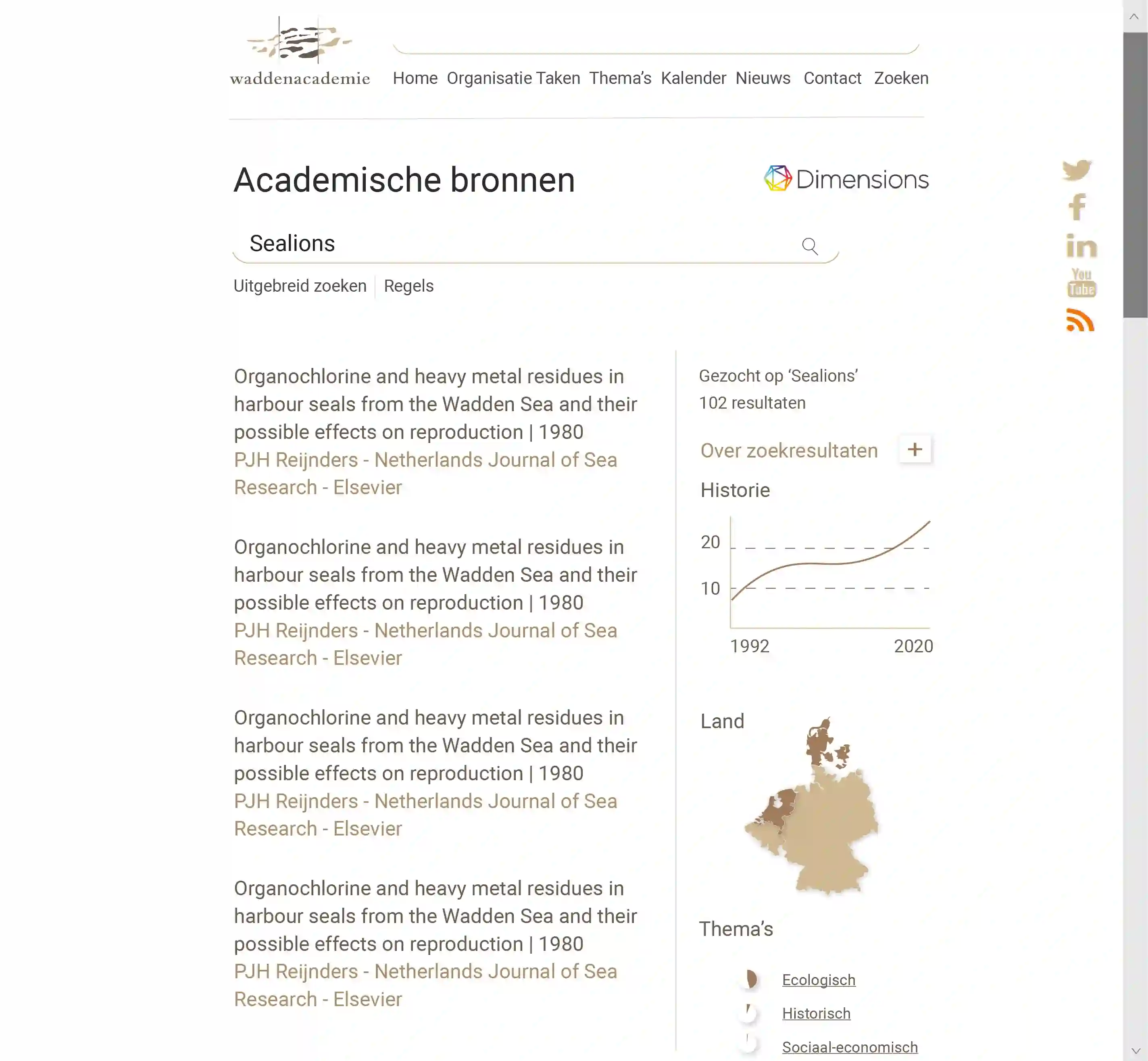 Userinterface ontwerp voor een academische zoekmachine